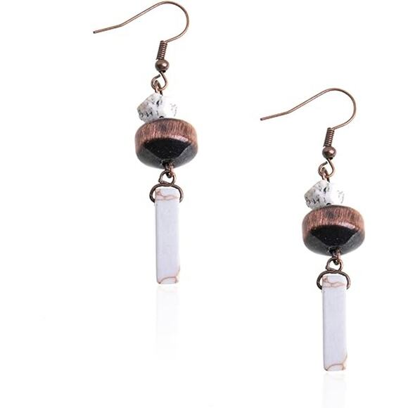 Wrangler Western Earrings Dangling Retro Concho Jewelry for Women - Picture 1 of 3